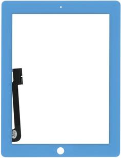 Тачскрин (Сенсорное стекло) для планшета Apple iPad 3 A1416, A1430, A1403, A1458, A1459, A1460 голубой