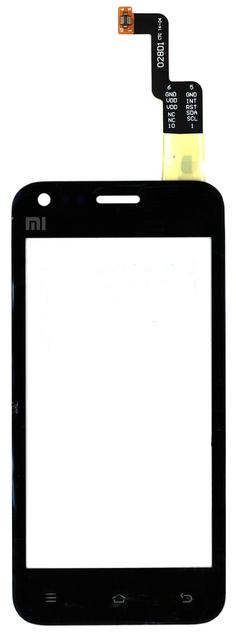 Тачскрин (Сенсорное стекло) для смартфона Xiaomi Mi-1S черный