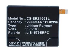 Аккумуляторная батарея для Sony CS-ERZ400S Xperia Z3+ Dual E6533 3.8V Black 2900mAh 11.02Wh